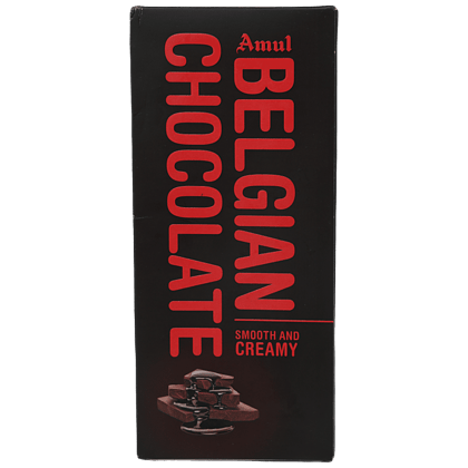Amul Belgian Milk Chocolate, Velvety & Smooth, 125 G