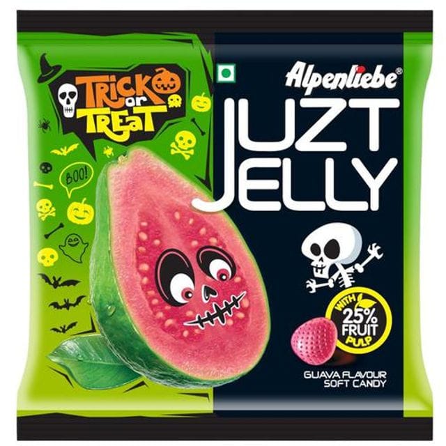 Alpenliebe Juzt Jelly, Guava Flavour, 148 G, 40 Pcs