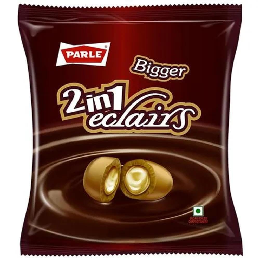 Parle 2 In 1 Eclairs Toffee, 201.96Gm