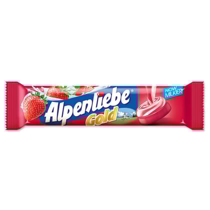 Alpenliebe Cream Strawberry Toffee, 28G