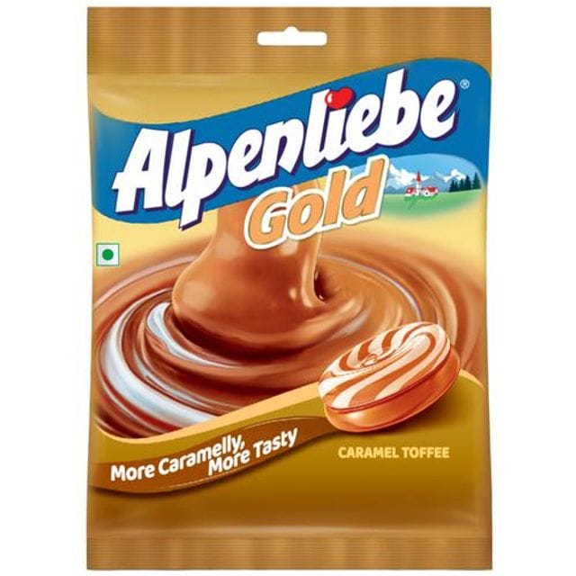 Alpenliebe Caramel Candy Pouch, Smooth & Creamy, 351 G Pouch