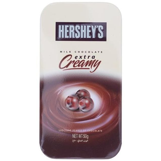 Hersheys Milk Chocolate Extra Creamy, Melt In Mouth, 50 G