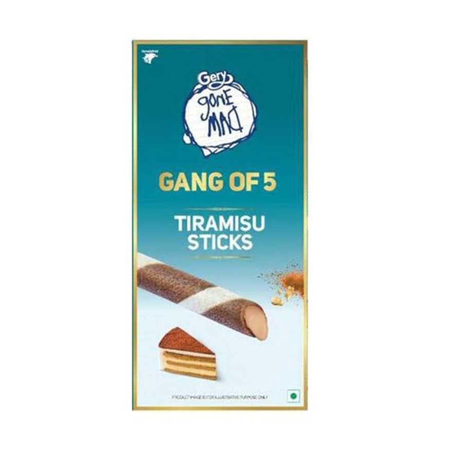 Gone Mad Gery Gang Of 5 Tiramisu Sticks, 100G