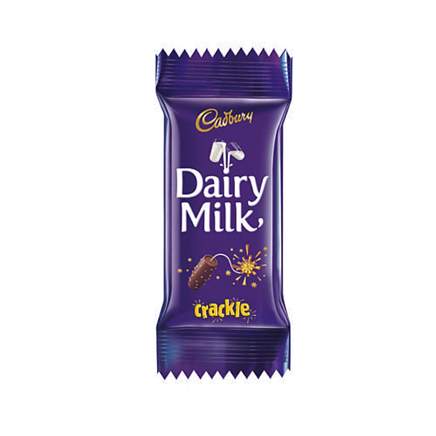 Cadbury Dairy Milk Dairy Milk, Crackle Chocolate, 42 G Pack Of 3