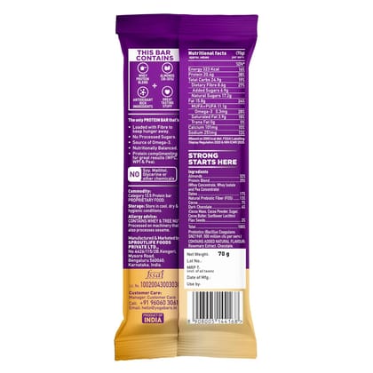 Yogabar Chocolate Brownie 20 G Protein Bar, 70G