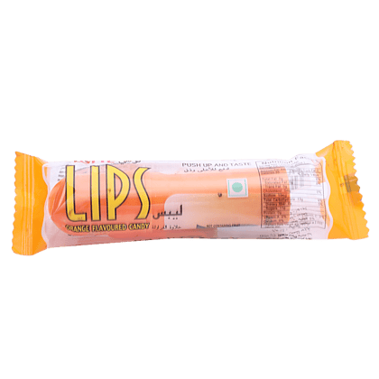 Lotte Candy, Lips, Orange Flavoured, 14 G