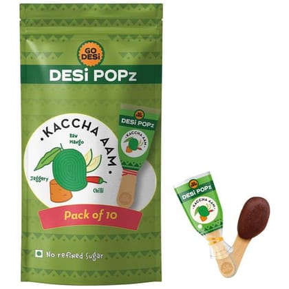 Go Desi Desi Popz Kaccha Aam, 10 Pcs Pouch