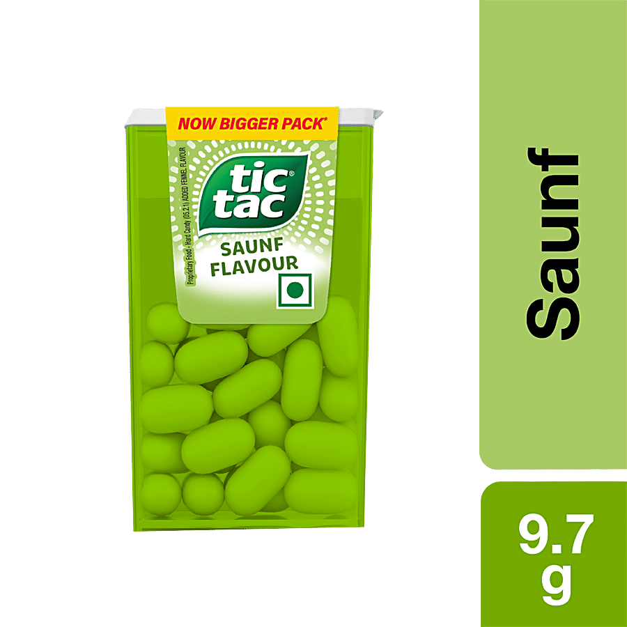Tic Tac Saunf Flavour, 9.7 G