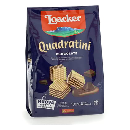 Loacker Quadratini Chocolate, 250G