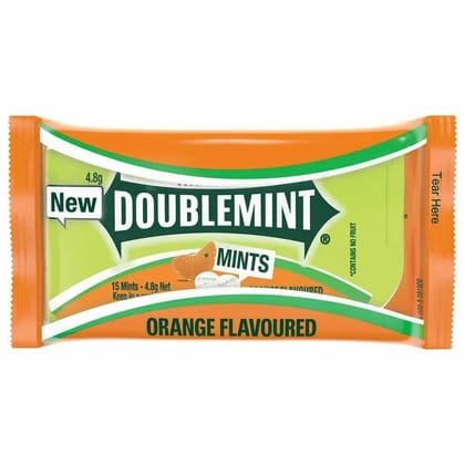 Wrigley's Doublemint Orange Flavoured Mints, 4.8G