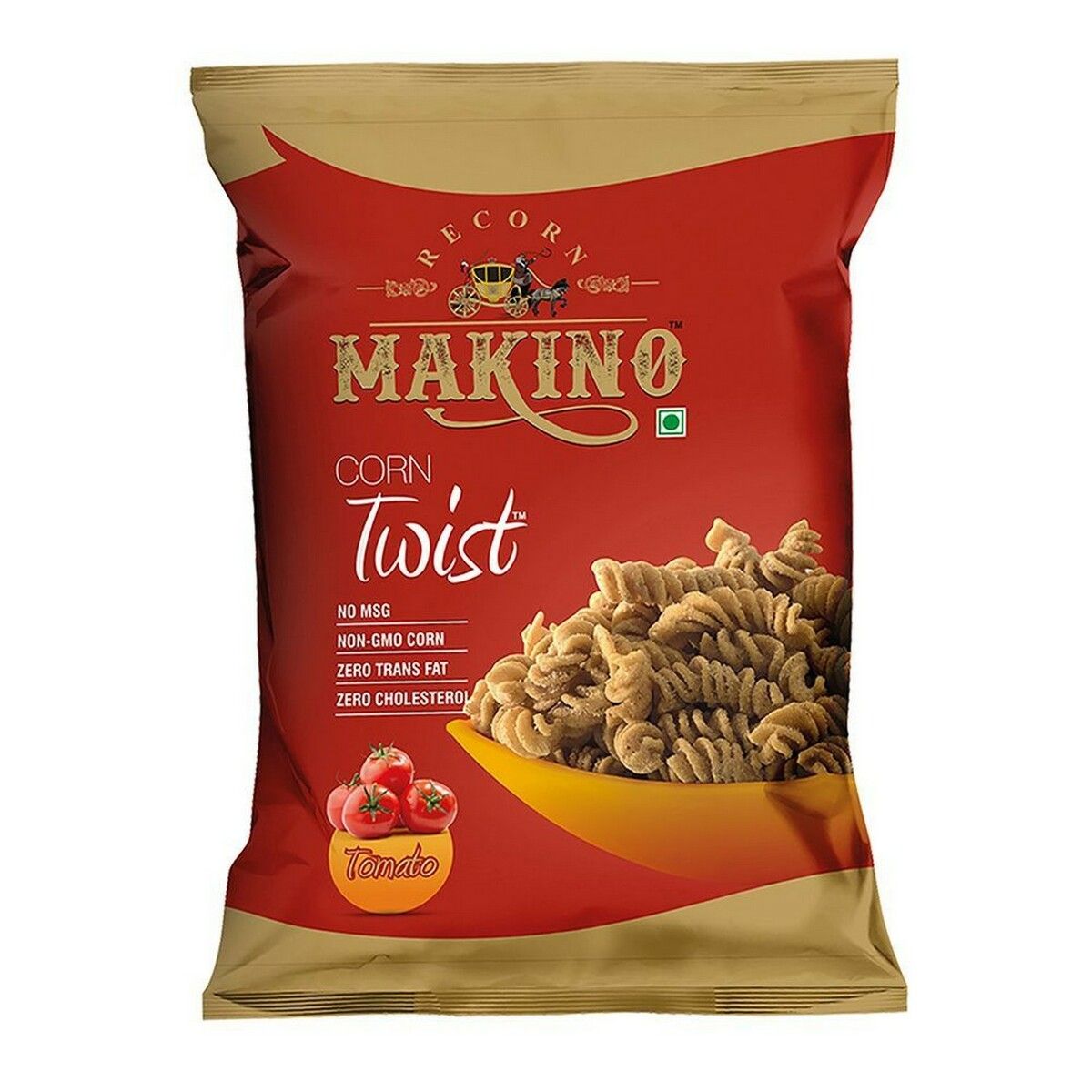 Makino Corn Twist Tomato, 60G