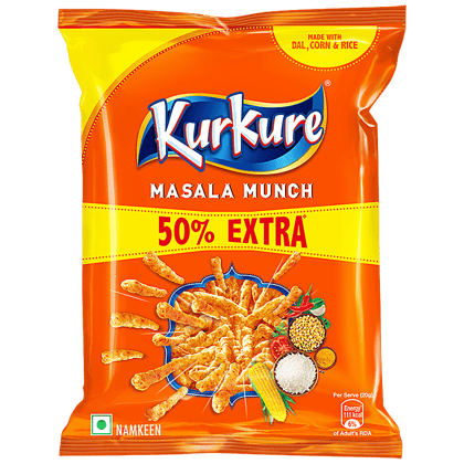 Kurkure Namkeen, Masala Munch, 40 G