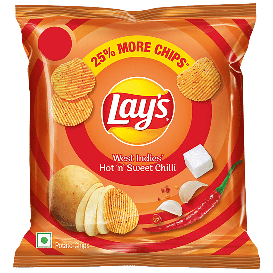 Lay's Chips, West Indies Hot N Sweet Chili, 12 G