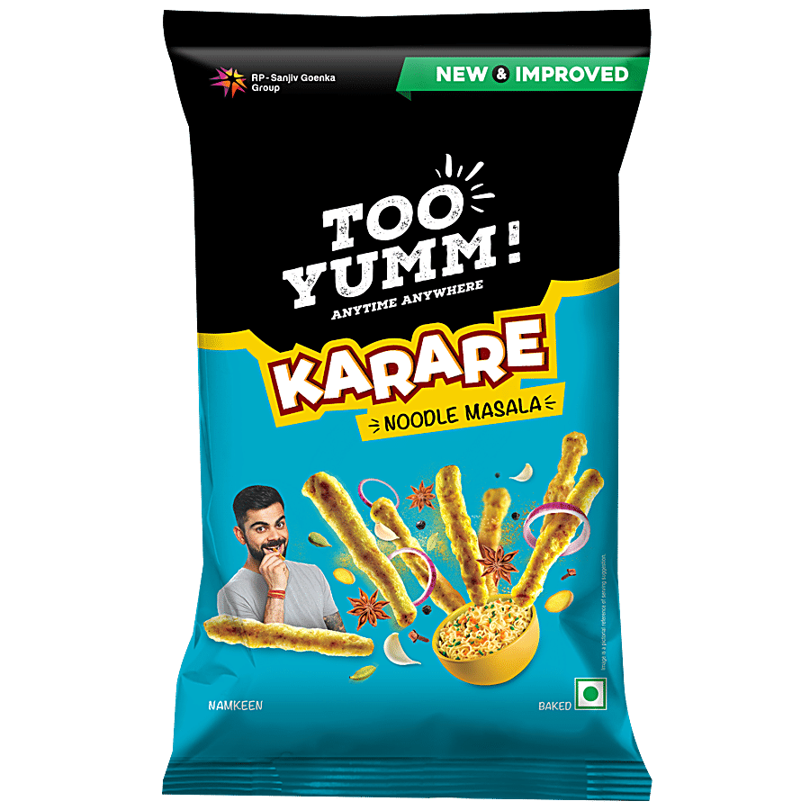 Too Yumm! Karare, Noodle Masala, Baked Snack & Not Fried, 75 G