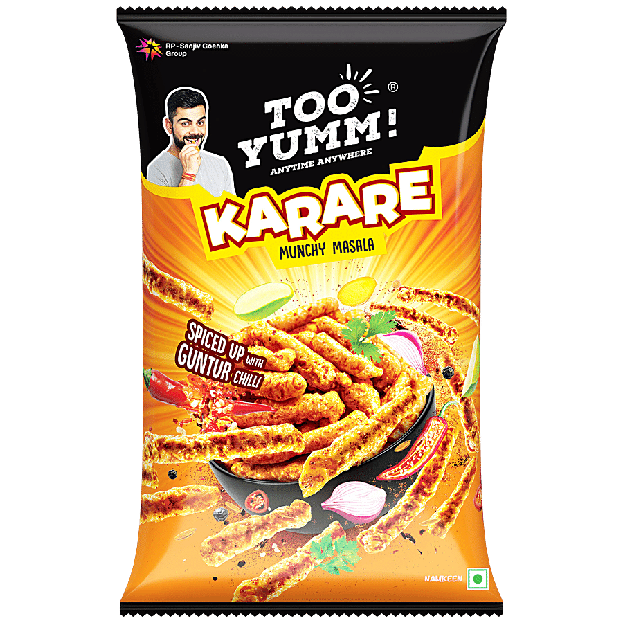 Too Yumm! Karare, Munchy Masala, Baked Snack & Not Fried, 75 G