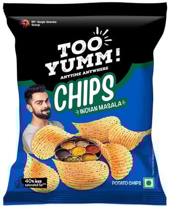 Too Yumm! Potato Chips, Indian Masala, 105Gm