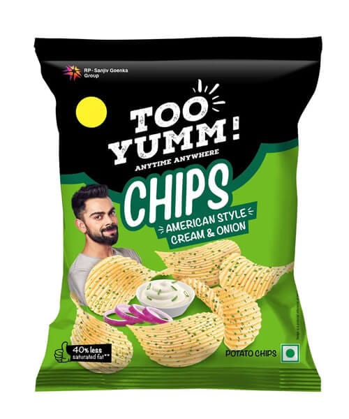 Too Yumm Chips American Style Cream & Onion