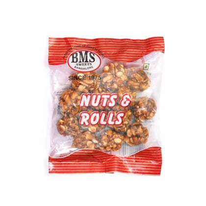 Bms Peanut Nuts & Rolls, 120 G