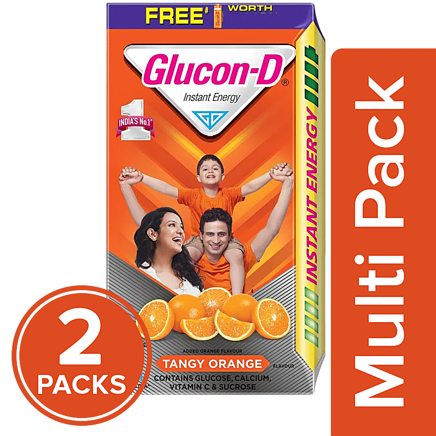 Glucon-D Instant Energy Health Drink, Tangy Orange, 1 Kg
