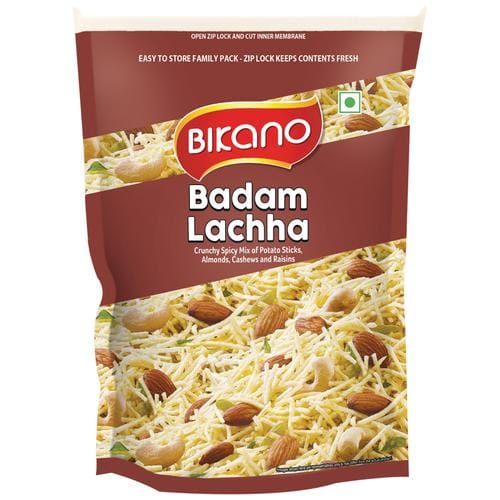 Bikano Badam Lacha, Crunchy Spicy Mix, 400 G