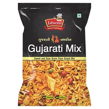 Jabsons Namkeen Gujarati Mix, 200 G, Crunchy Mix, Namkeen, Chai Time Namkeen