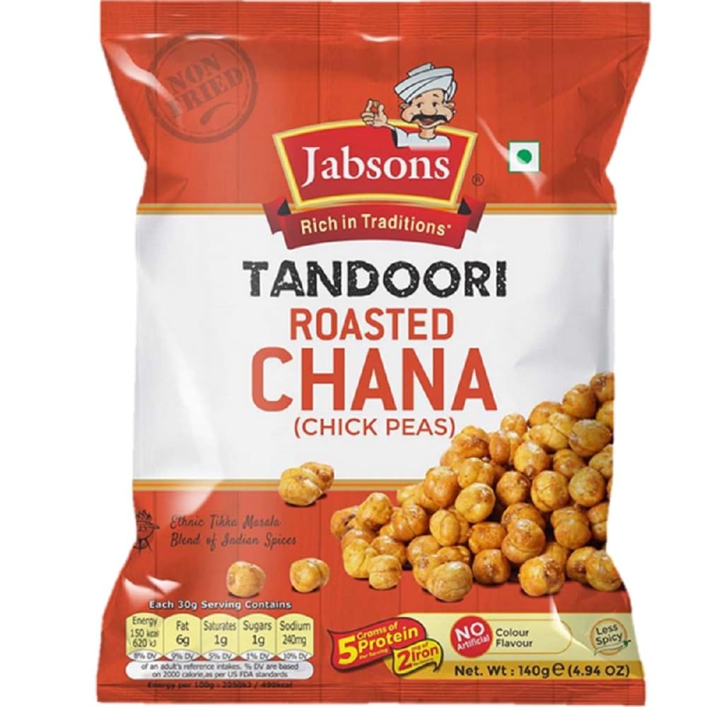 Jabsons Roasted Chana, Tandoori, [ Skinless ]