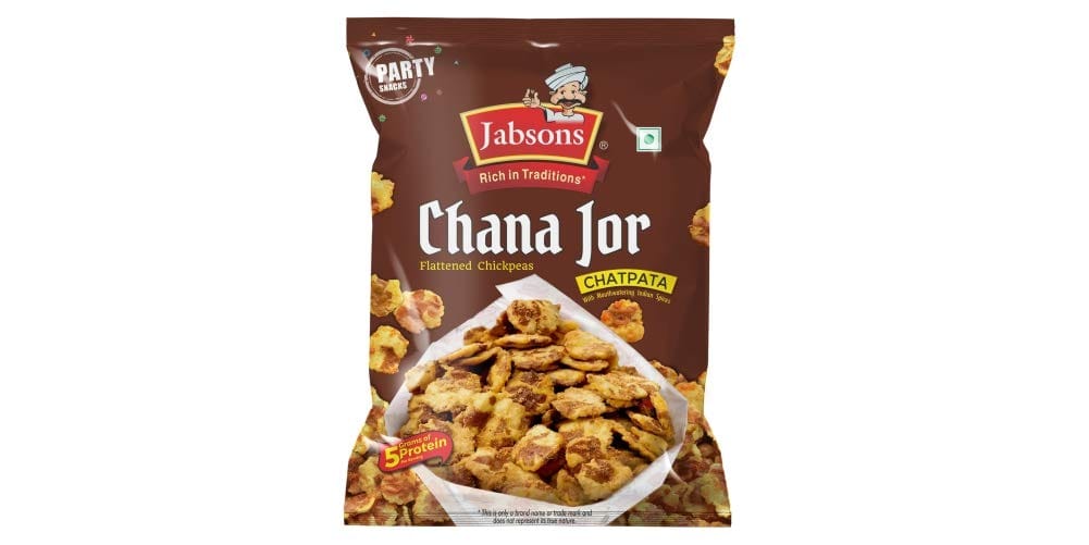 Jabsons Fried Namkeen Chanajor, 160Gm (Crispy & Crunchy)