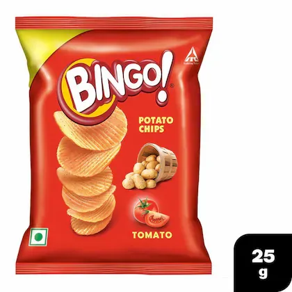 Bingo Potato Chips Tomato, 25G