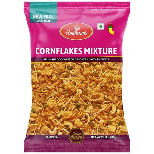 Haldiram's Namkeen, Cornflakes Mixture (Del), 200 G Pouch