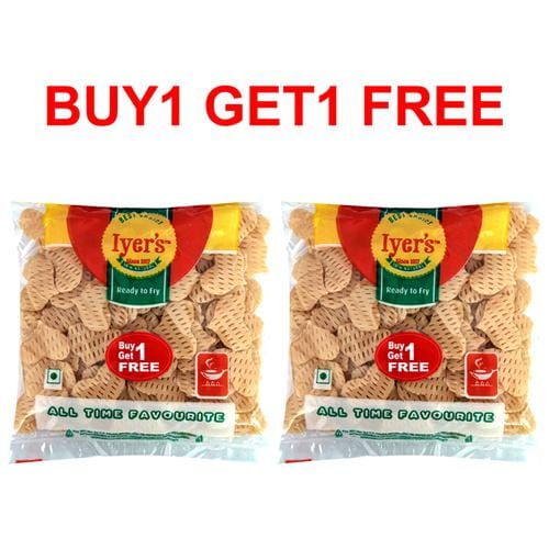 Iyers Wafers, Rice, 140 G Pouch