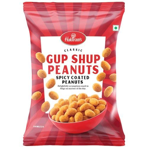 Haldiram's Gup Shup Peanuts Namkeen, 200 G Pouch