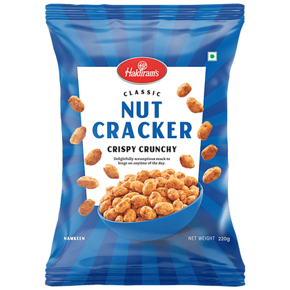 Haldiram's Nut Cracker Namkeen, 200+20 G Pouch