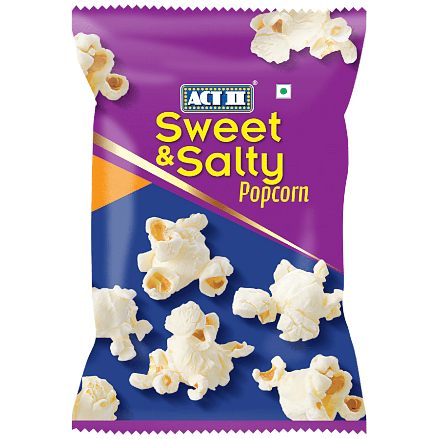 Act Ii Ready To Eat Popcorn, Sweet & Salty, Crispy, Crunchy Snack, 45 G