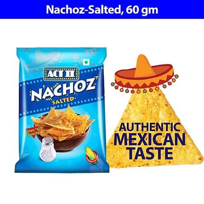 Act Ii Nachoz, Salted Nachos, Snacks, 0% Transfat, 60 G
