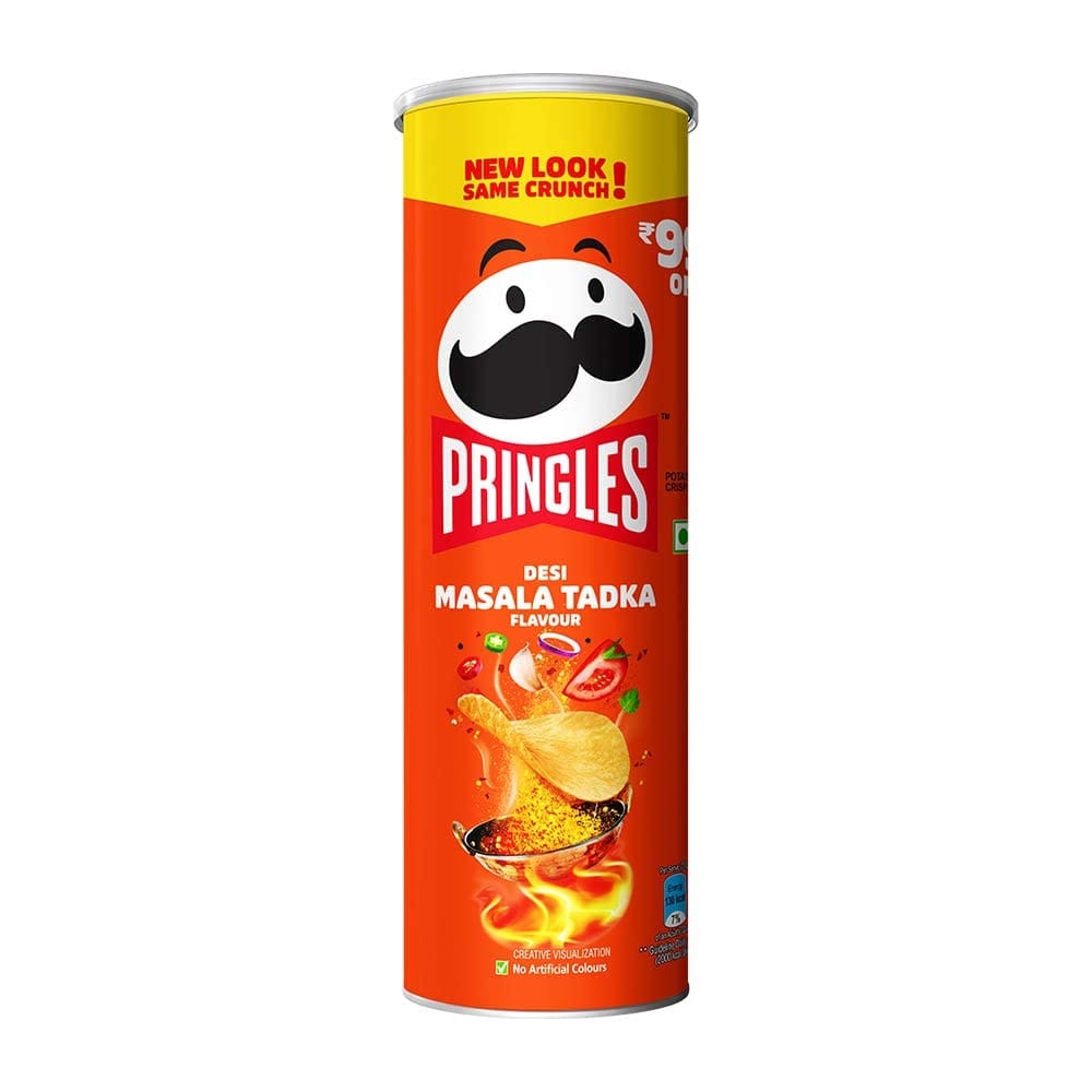 Kellogg's Pringles Desi Masala Tadka, 107 G