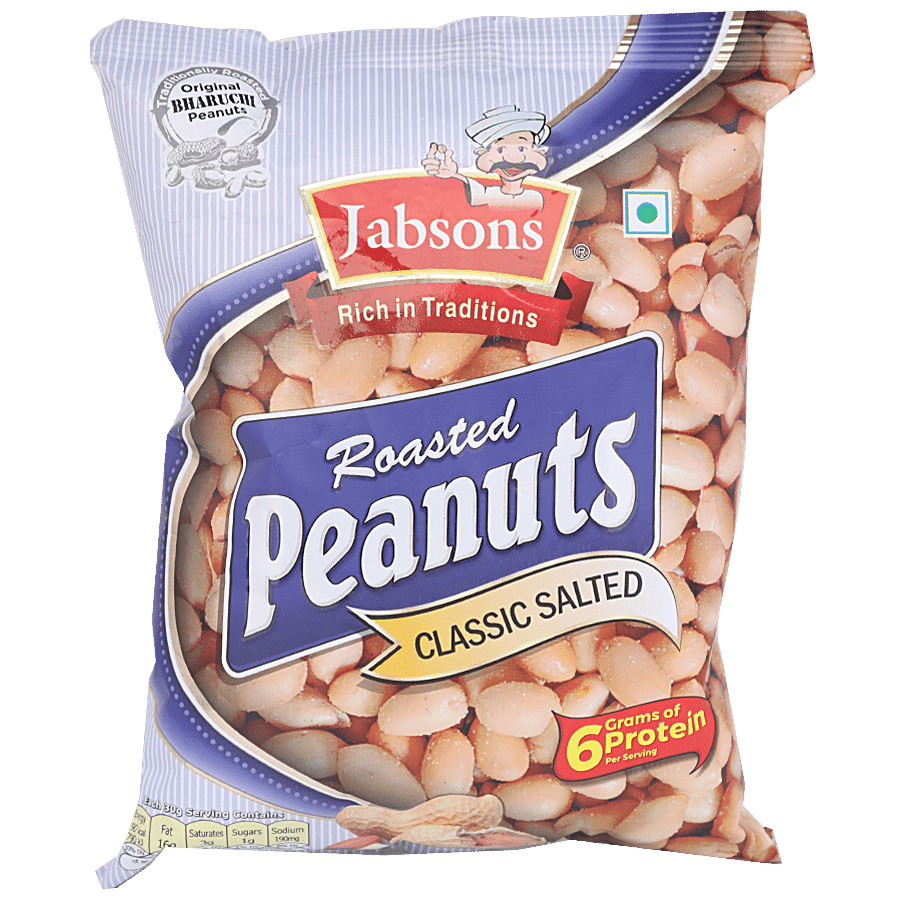 Jabsons Roasted Peanuts, Classic Salted, 150 G Pouch