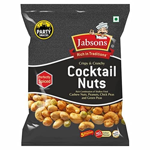 Jabsons Cocktail Nuts Crispy & Crunchy, 120G