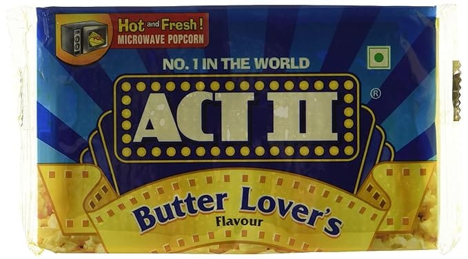 Act Ii Microwave Popcorn Butter Lover's 99G