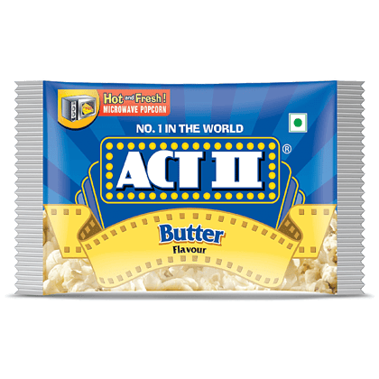 Act Ii Microwave Instant Popcorn, Butter Flavour, 33 G Pouch