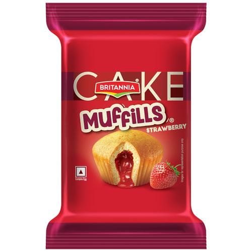 Britannia Muffils - Strawberry, 30 G Pouch