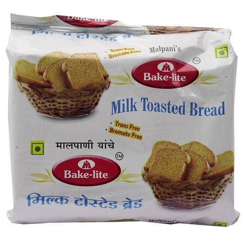 Bakelite Bread Toast - Milk, 200 G Pouch