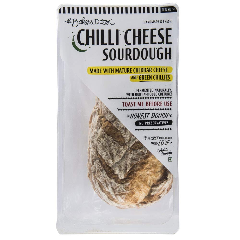 The Baker's Dozen Chilli Cheese Sourdough, 360 g