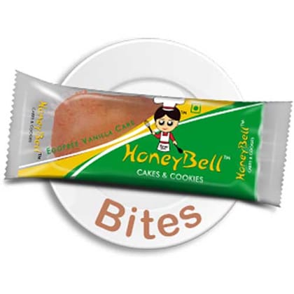 Honey Bell Cake, 100% Egg Free Vanilla Cake, 25G