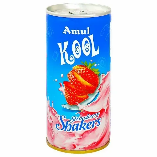 Amul Kool Strawberry Can, 180 ml