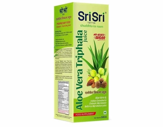 Sri Sri Tattva Aloe Vera Triphala Juice, 500 ml