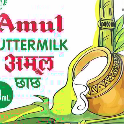 Amul Chaach Buttermilk, 500 ml