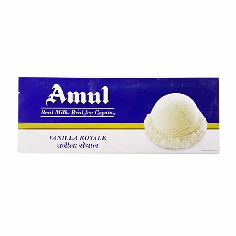 Amul Real Milk Real Ice Cream Vanilla Royale, 2 L