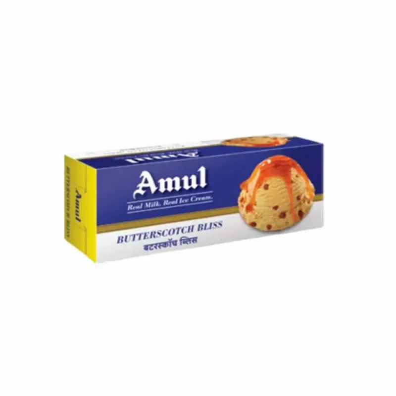Amul Real Milk Real Ice Cream Butter Scotch Bliss, 1.25 L