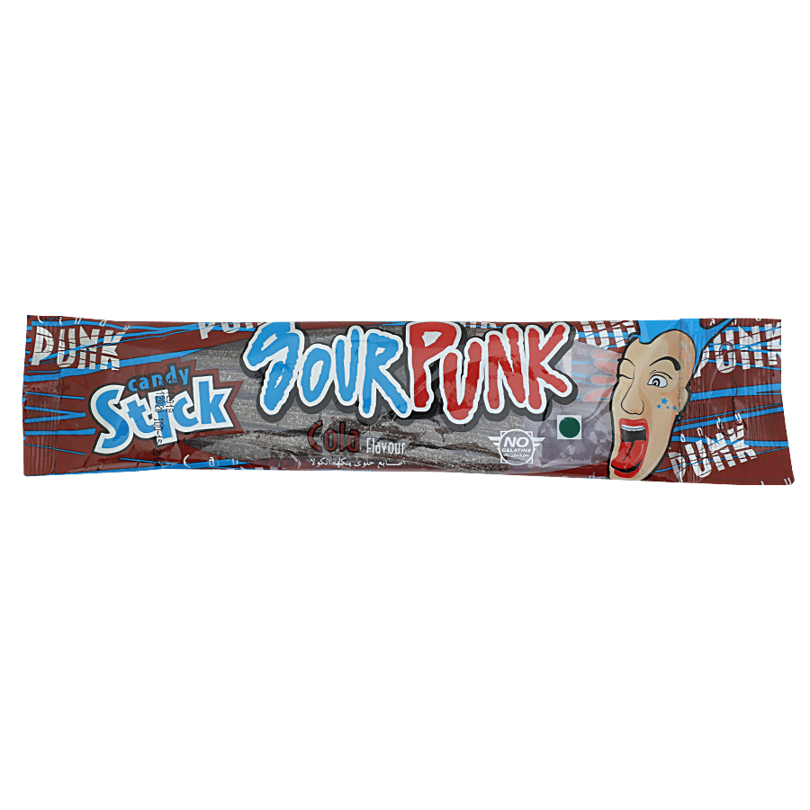 Sour Punk Candy Stick - Cola Flavour, 40 G