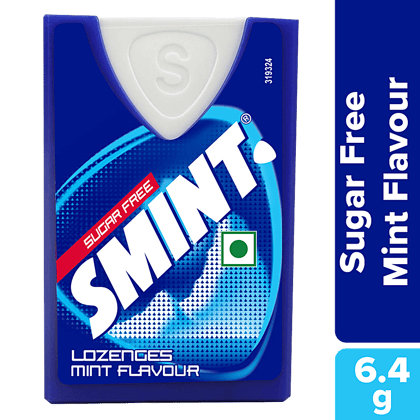 Smint Lozenges - Mint Flavour, Sugar Free, 6.4 G